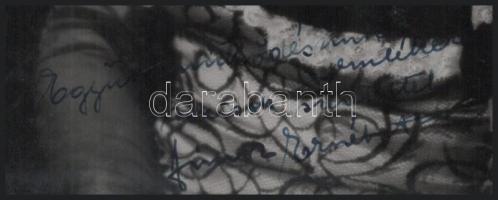 Simor Erzsi (1913-1977) színésznő nagyméretű dedikált fotója, 30x24 cm