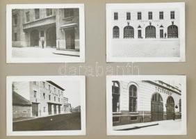 cca 1940 Budapest összes? kerületének tűzoltólaktanyáját, tűzoltóságát ábrázoló fényképek, valamint ...