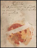 1778 Nagyszeben, Samuel von Brukenthal erdélyi kormányzó levele Czikó Bertalan kantai (ma: Kézdivásá...