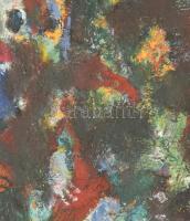 Bolmányi Ferenc (1904-1990): Döbbenet. Olaj, karton, jelzett. Hátoldalán "Bolmányi hagyaték&quo...