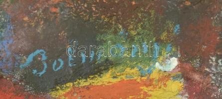 Bolmányi Ferenc (1904-1990): Döbbenet. Olaj, karton, jelzett. Hátoldalán "Bolmányi hagyaték&quo...