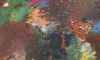 Bolmányi Ferenc (1904-1990): Döbbenet. Olaj, karton, jelzett. Hátoldalán "Bolmányi hagyaték&quo...