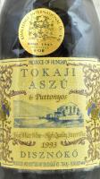 1993 Disznókő 6 puttonyos tokaji aszú 0,5l. Bontatlan palack fehérbor, pincében, szakszerűen tárolt....