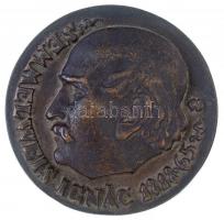 Csúcs Ferenc (1905-1999) 1943. Semmelweis Ignác 1818-65 kétoldalas, öntött Br emlékérem (246,80g/72mm) T:2 / Hungary 1943. Semmelweis Ignác 1818-65 double-sided, cast Br commemorative medallion (246,80g/72mm) C:XF