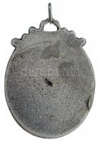 Zutt Richárd (1887-1938) DN "Ajax" jelzetlen Ag emlékérem füllel (10,43g/38x32mm) T:2 / Hu...