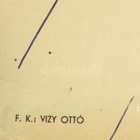 Toulouse-Lautrec kiállítás, Szépművészeti Múzeum, hajtásnyomokkal, szakadással, 83×57 cm