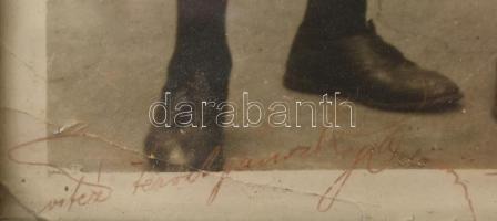 1924 Párizs, az olimpiai bronzérmes magyar férfi tőrvívó csapat tagjai: vitéz Tersztyánszky Ödön (18...