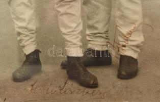 1924 Párizs, az olimpiai bronzérmes magyar férfi tőrvívó csapat tagjai: vitéz Tersztyánszky Ödön (18...