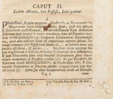 Notitia historica de ortu et progressu Abbatiae Sacri Ordinis Cisterciensis B. M. V. ad S. Gothardum...