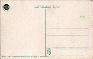 Trencsénteplic-fürdő, Kúpele Trencianske Teplice; Kossuth Lajos utca, templom, vendéglő. Vasúti leve...