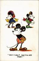 Aint I nice? And Im still single! / Mickey egér / Mickey Mouse. Walter E. Disney A.R. i. B. 1793.