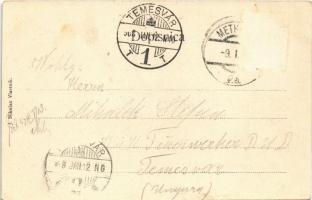 1908 Metkovic, Kolodvor / railway station / vasútállomás (Rb)