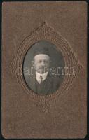 cca 1900-1910 Hirsch Adolf fotója, a hátoldalon feliratozva és pecséttel jelzett, 10x6 cm