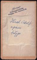 cca 1900-1910 Hirsch Adolf fotója, a hátoldalon feliratozva és pecséttel jelzett, 10x6 cm