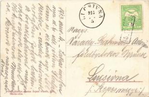 1913 Igló, Zipser Neudorf, Spisská Nová Ves; Gimnázium, Dörner Gyula üzlete. Barna Árpád kiadása / g...