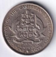 St. Lucia 1970. 4$ Cu-Ni FAO T:1- Saint Lucia 1970. 4 Dollars Cu-Ni FAO C:AU Krause KM#11