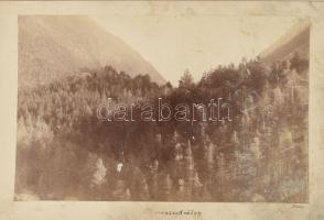 cca 1886-1900 Déchy Mór (1851-1917) geográfus, utazó, a Kaukázus egyik első kutatójának össz. 11 db ...