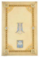 1886 Rimaszombat, Molnár József ügyvéd és fia városi polgárrá választásának díszes oklevele, Rimaszo...