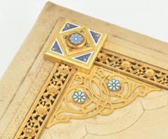 1886 Rimaszombat, Molnár József ügyvéd és fia városi polgárrá választásának díszes oklevele, Rimaszo...