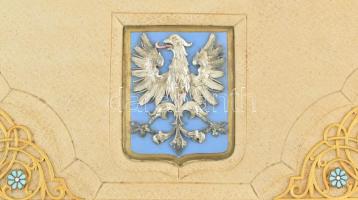 1886 Rimaszombat, Molnár József ügyvéd és fia városi polgárrá választásának díszes oklevele, Rimaszo...