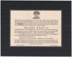 cca 1890-1948 a részben Bugyi községből származó Tüchler család irat és levél hagyatéka, össz. 37 db...