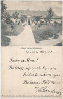 1912 Paks, Állami polgári iskola. "E levelezőlap ára a paksi állami polgári fiúiskola "Zászlóalap"-ját növeli"