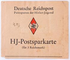 Német Harmadik Birodalom ~1930-1940. "Deutsche Reichspost - HJ (Hiterjugend) Postsparkarte"...
