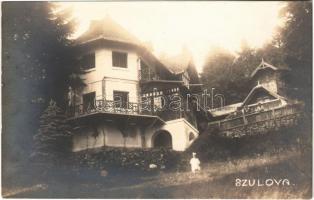 1926 Rozsnyó, Roznava; Gróf Andrássy vadászkastélya a Szulova hegytetőn (Rozsnyói hegység) / castle, hunting lodge at Súlová in the Volovec Mountains (Volovské vrchy). photo