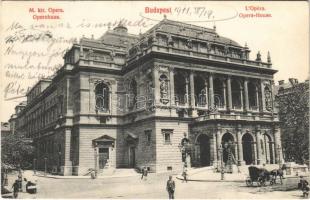1911 Budapest VI. M. kir. Opera