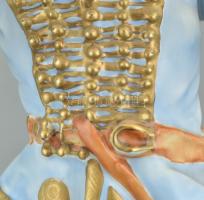 Herendi Hadik huszár, tervező: Kisfaludy Strobl Alajos. Színesen festett porcelán. kopott. Jelzett. ...