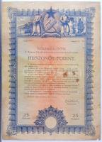 1949-1955. Rendkívül tartalmas 39 darabos Terv- és Békekölcsön kötvény tétel albumba rendezve, közte...