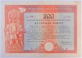 1949-1955. Rendkívül tartalmas 39 darabos Terv- és Békekölcsön kötvény tétel albumba rendezve, közte...