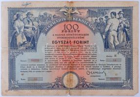 1949-1955. Rendkívül tartalmas 39 darabos Terv- és Békekölcsön kötvény tétel albumba rendezve, közte...