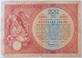 1949-1955. Rendkívül tartalmas 39 darabos Terv- és Békekölcsön kötvény tétel albumba rendezve, közte...