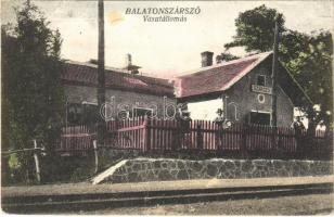 1924 Balatonszárszó, Szárszó; vasútállomás