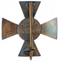 1935. "A Magyar Érdemrend Tisztikeresztje" jelzetlen zománcozott, aranyozott kitüntetés fü...