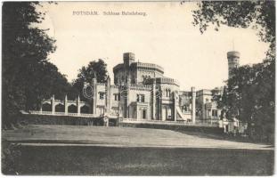 1910 Potsdam, Schloss Babelsberg / castle (Rb)