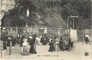1910 Lourdes, La Grotte / grotto, sanctuary (Rb)