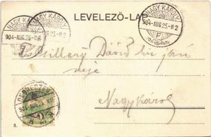 1904 Hortobágy, Számadó gulyás tisztikara. Eperjesy István kiadása (EK)