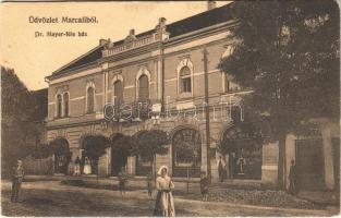 1914 Marcali, Dr. Mayer-féle ház, Kovács Antal üzlete