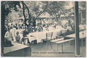 1916 Budapest XVIII. Pestszentlőrinc, Pusztaszentlőrinc, Szentlőrinc; Kelemen vendéglő kerthelyisége (EK)