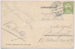 1916 Budapest XVIII. Pestszentlőrinc, Pusztaszentlőrinc, Szentlőrinc; Kelemen vendéglő kerthelyisége...