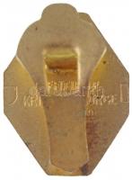 Osztrák-Magyar Monarchia ~1914-1918. zománcozott Br patrióta gomblyukjelvény, hátoldalán "Offiz...