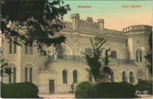 1910 Komárom, Komárno; Tiszti kaszinó Viribus Unitis felirattal, Dósa József üzlete. L.H. Pannonia / officers casino, shop