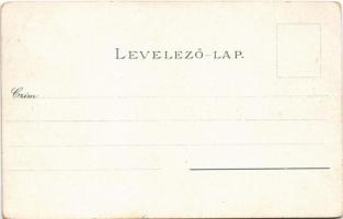 Pozsony, Pressburg, Bratislava; Vásártér, piac. Heliocolorkarte von Ottmar Zieher 1901 / market