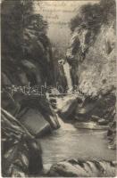 1907 Tátra, Tatry; Wodospady Mickiewicza / Mickiewicz-vízesések. A. Bauer kiadása / waterfall (fl)