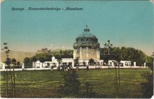 Krasznahorkaváralja, Krásnohorské Podhradie; Andrássy mauzóleum. Fuchs József kiadása / mausoleum (EM)