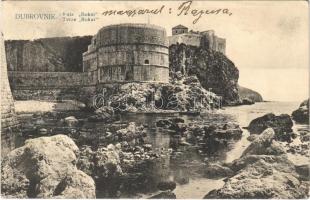 1911 Dubrovnik, Ragusa; Kula Bokar / Tvrze Bokar / fortress, tower (Rb)