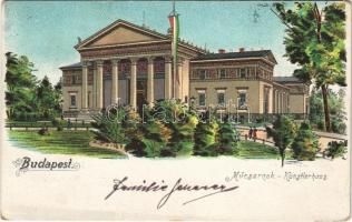 1904 Budapest XIV. Műcsarnok. litho (EK)