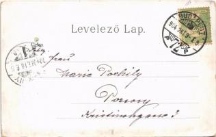 1904 Budapest XIV. Műcsarnok. litho (EK)